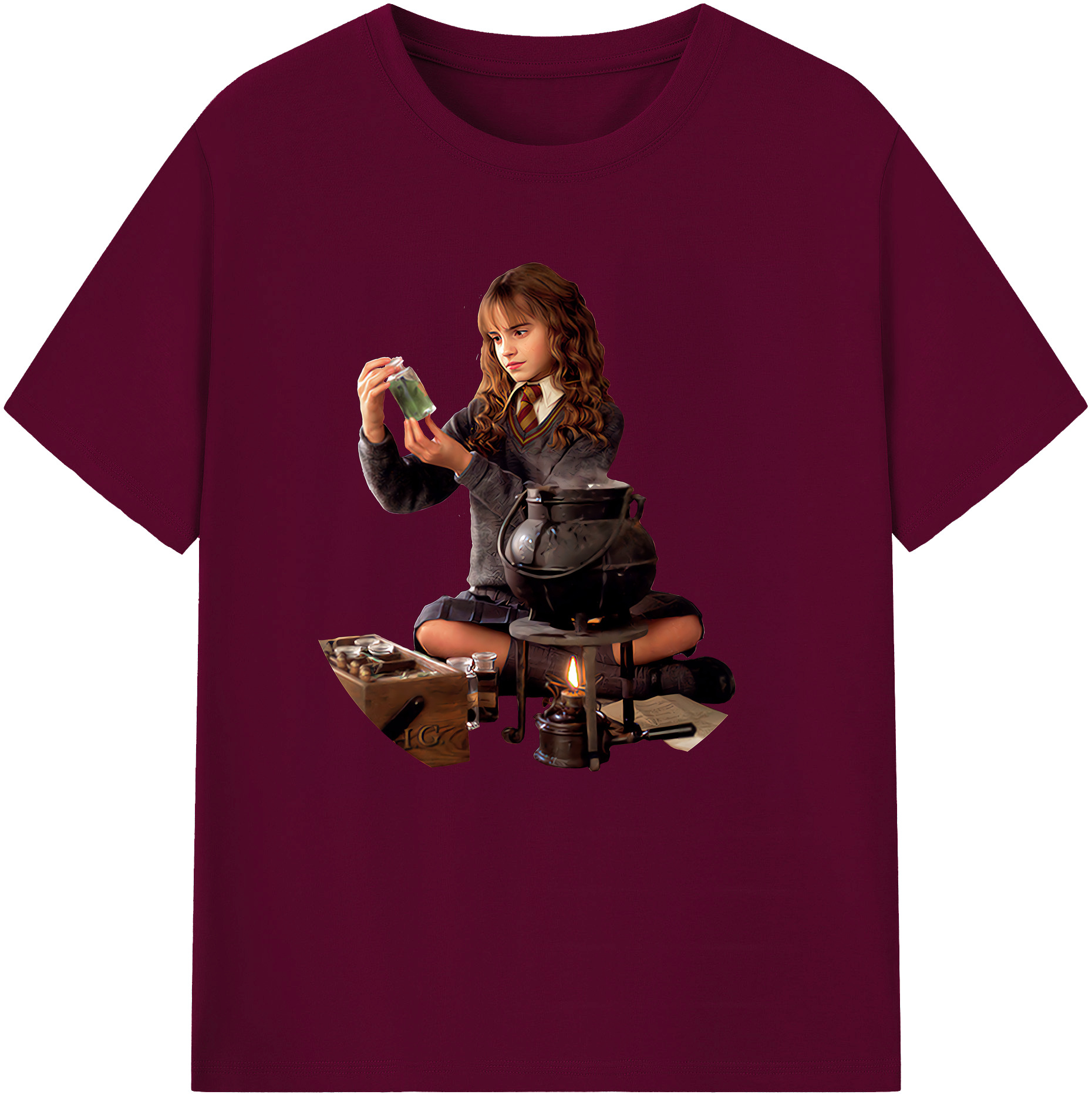 （画像用） Harry Potter ハリー・ポッターシリーズ レディースカジュアルプリントTシャツ（綿100％）